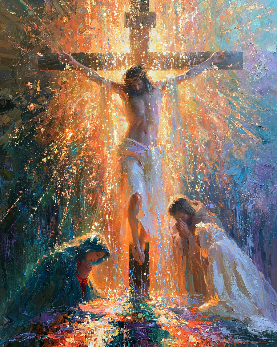 The Crucifixion - Impressionist · Portrait n° 18