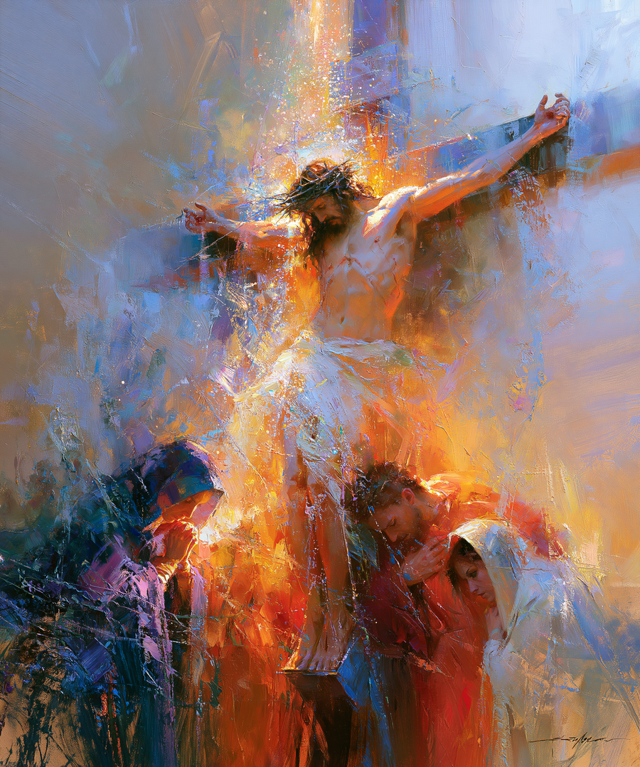 The Crucifixion - Impressionist · Portrait n° 19
