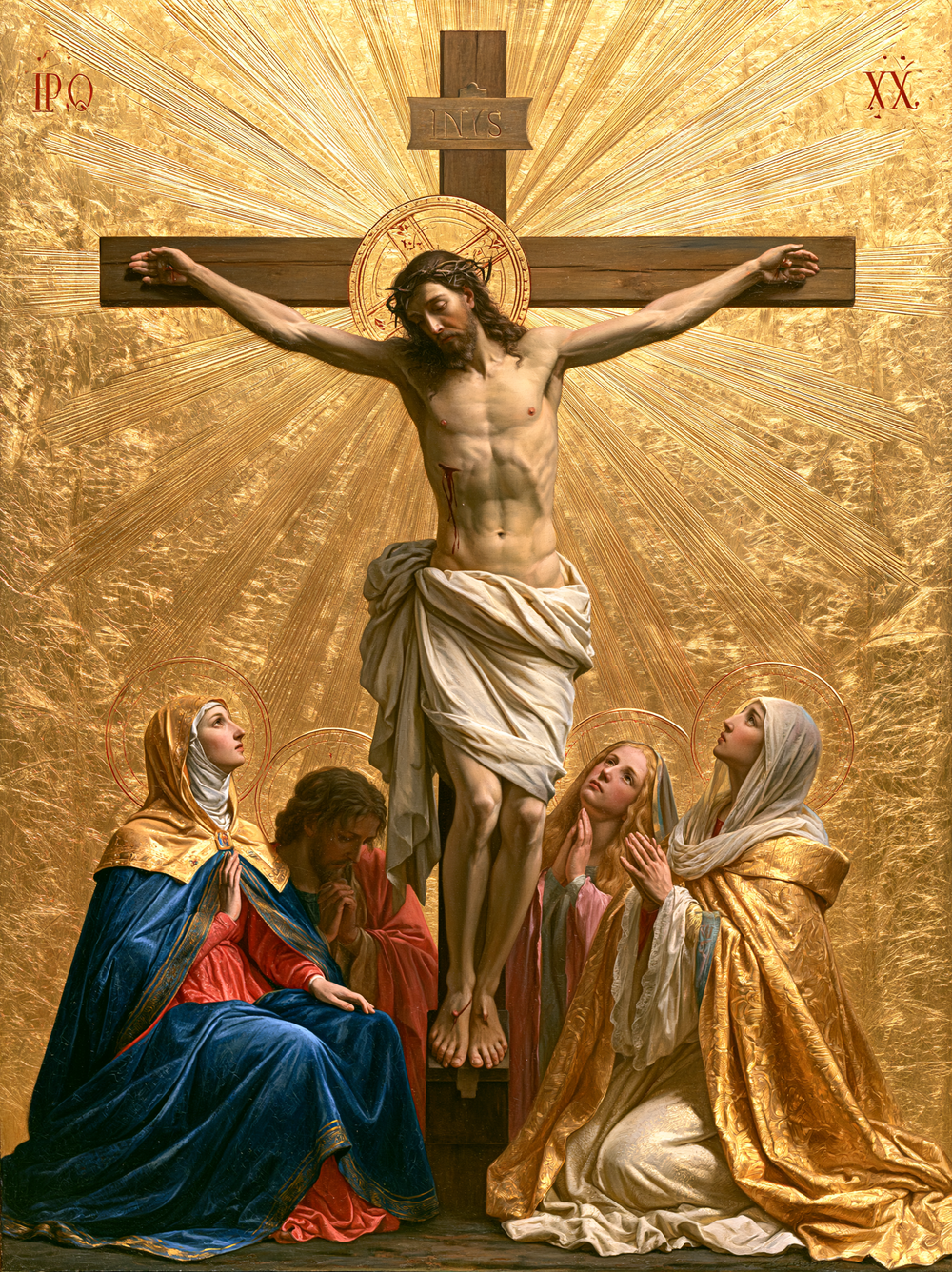 La Crucifixión - Sagrado Oro · Retrato n° 9 - Arte cristiano