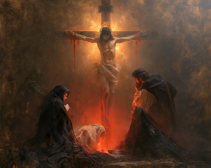 La Crucifixión - Simbolismo Eucarístico · Paisaje n° 5