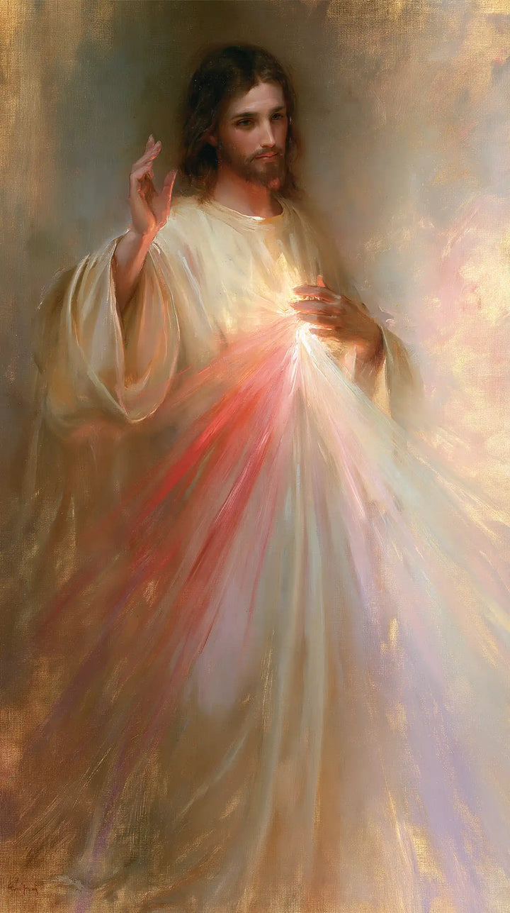 Divine Mercy Jesus - Impressionist · Portrait n° 5