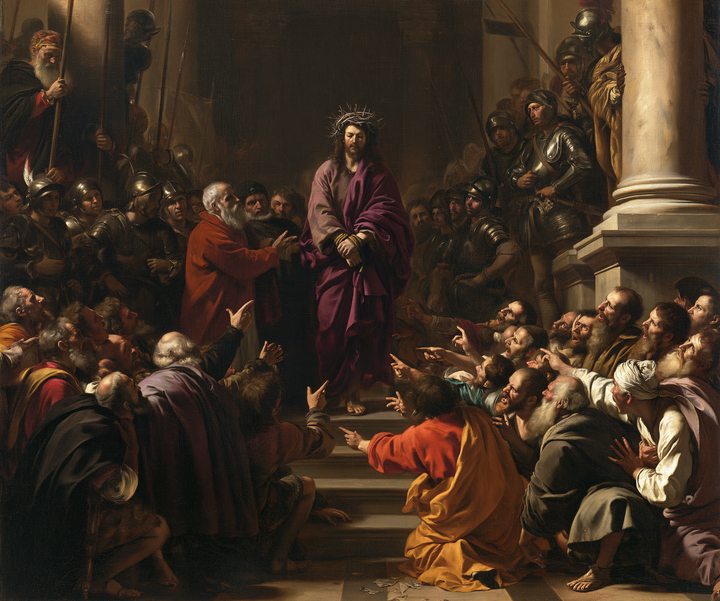 Ecce Homo — The Captive Above the Human Stairway