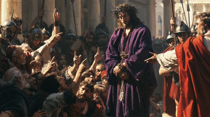 Ecce Homo — Purple Before the Forest of Fingers