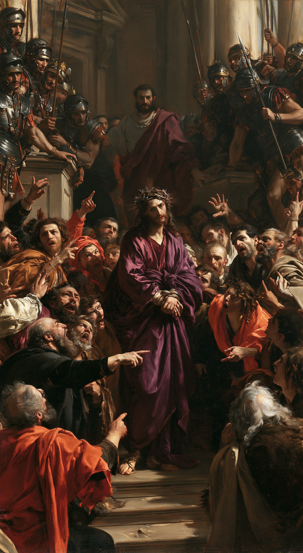 Ecce Homo - Explosión de movimiento · Retrato n° 5 - Arte cristiano