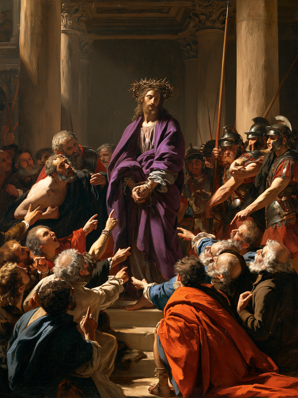 Ecce Homo - Explosión de movimiento · Retrato n° 15 - Arte cristiano