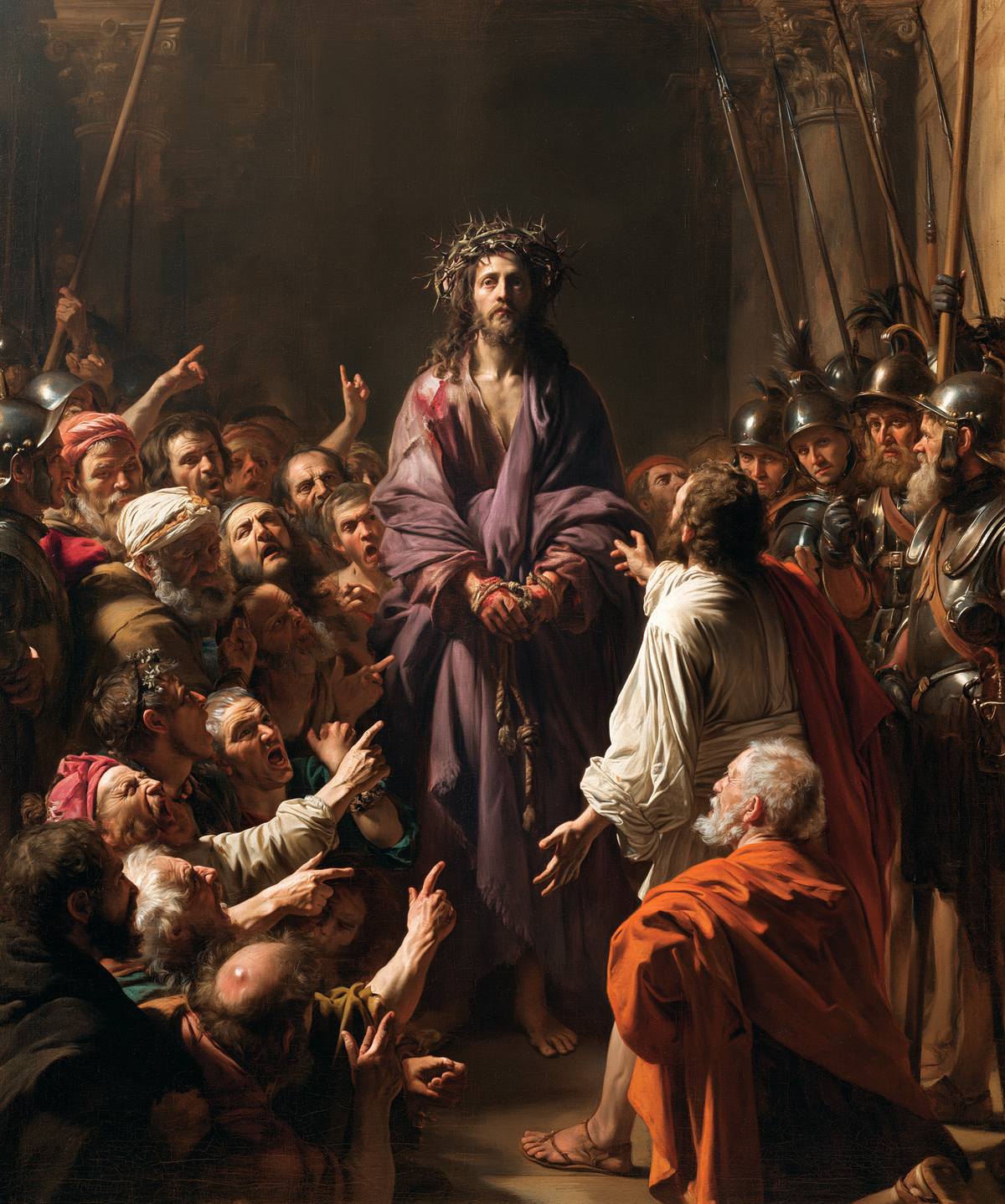 Ecce Homo - Explosión de movimiento · Retrato n° 24 - Arte cristiano