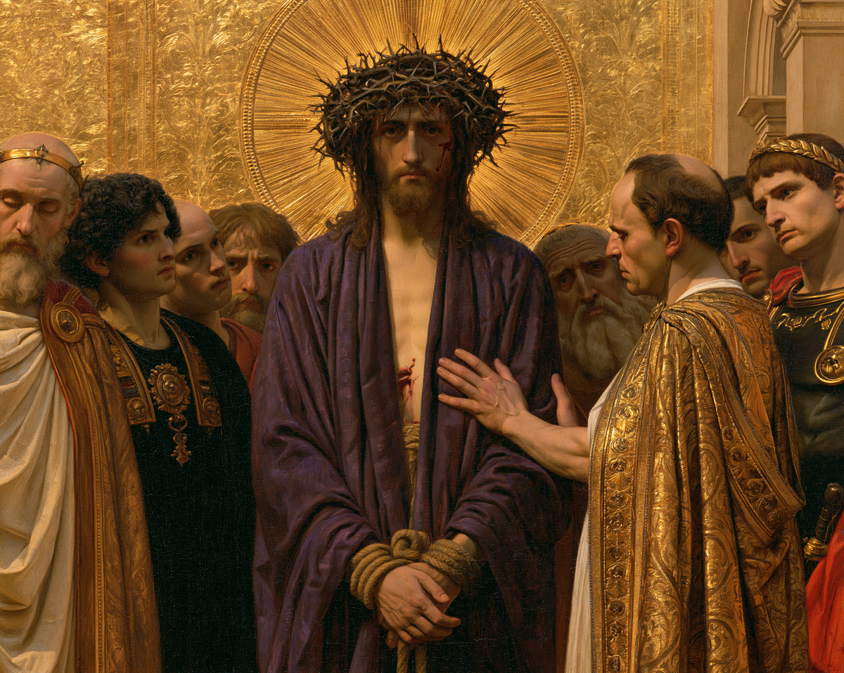 Ecce Homo - Sagrado dorado · Paisaje n° 5 - Arte cristiano