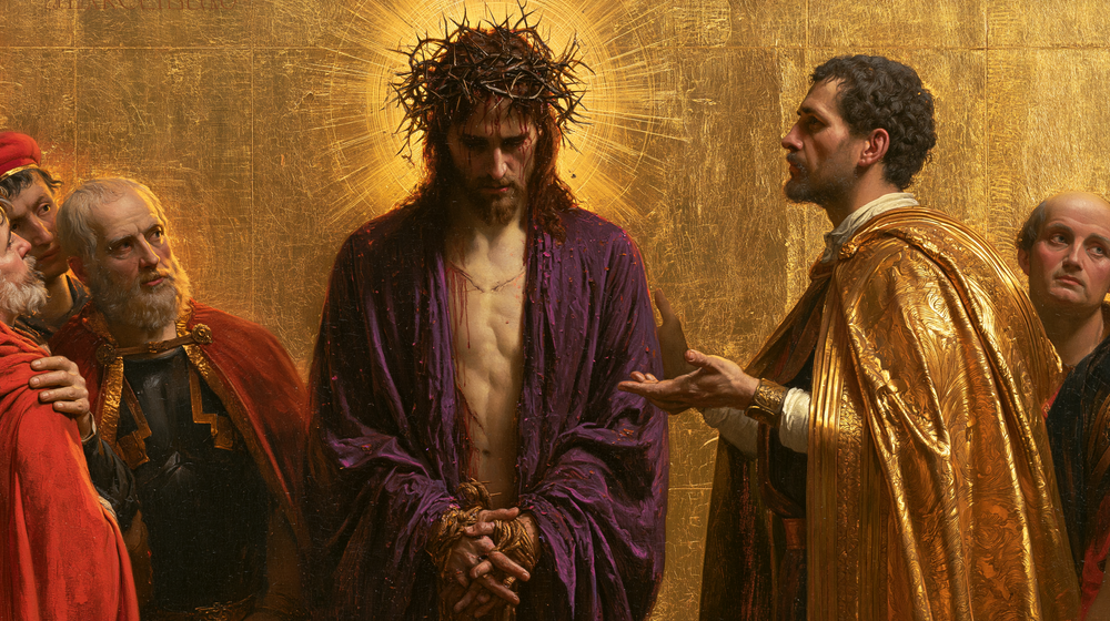 Ecce Homo - Sagrado dorado · Paisaje n° 12 - Arte cristiano