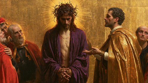 Ecce Homo - Sagrado dorado · Paisaje n° 12 - Arte cristiano