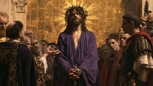 Ecce Homo - Sagrado dorado · Paisaje n° 14 - Arte cristiano