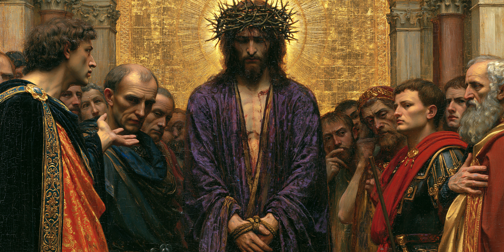 Ecce Homo - Sagrado dorado · Paisaje n° 16 - Arte cristiano