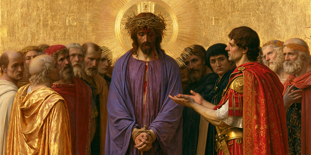 Ecce Homo - Sagrado dorado · Paisaje n° 18 - Arte cristiano