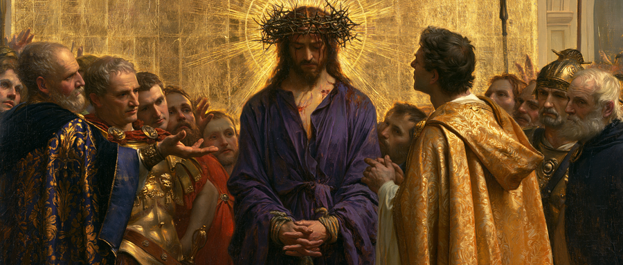 Ecce Homo - Sacred golden · Landscape n° 20
