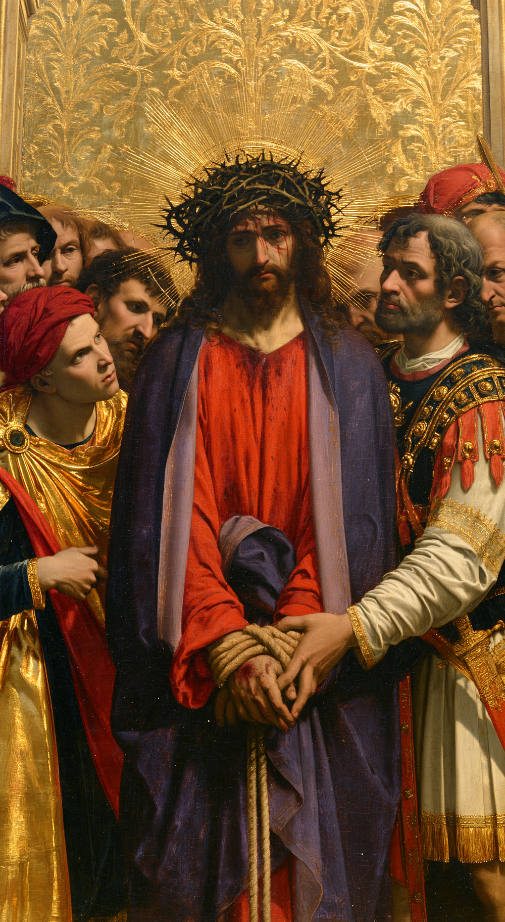 Ecce Homo - Sagrado dorado · Retrato n° 4 - Arte cristiano