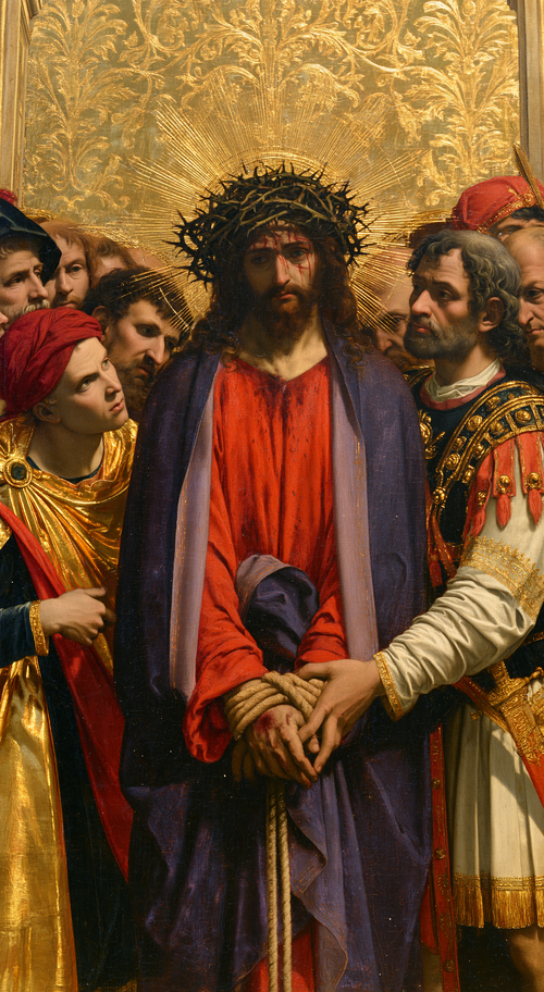 Ecce Homo - Sagrado dorado · Retrato n° 4 - Arte cristiano