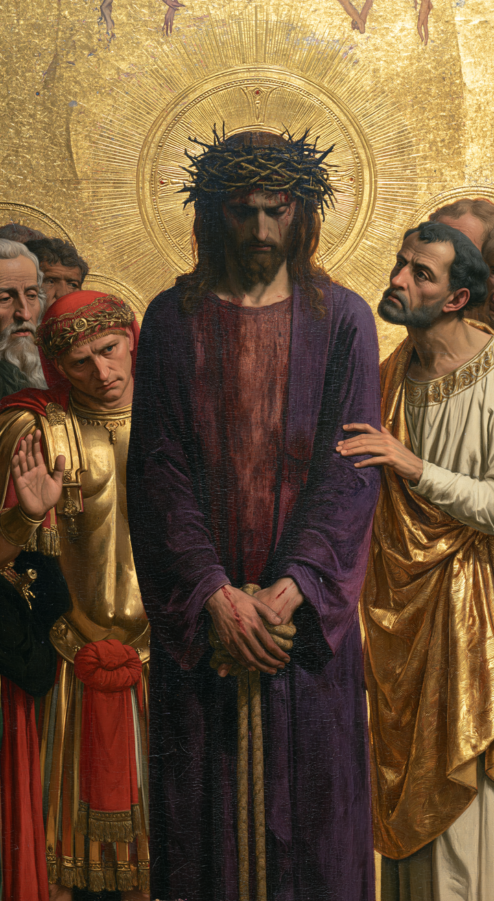 Ecce Homo - Sagrado dorado · Retrato n° 6