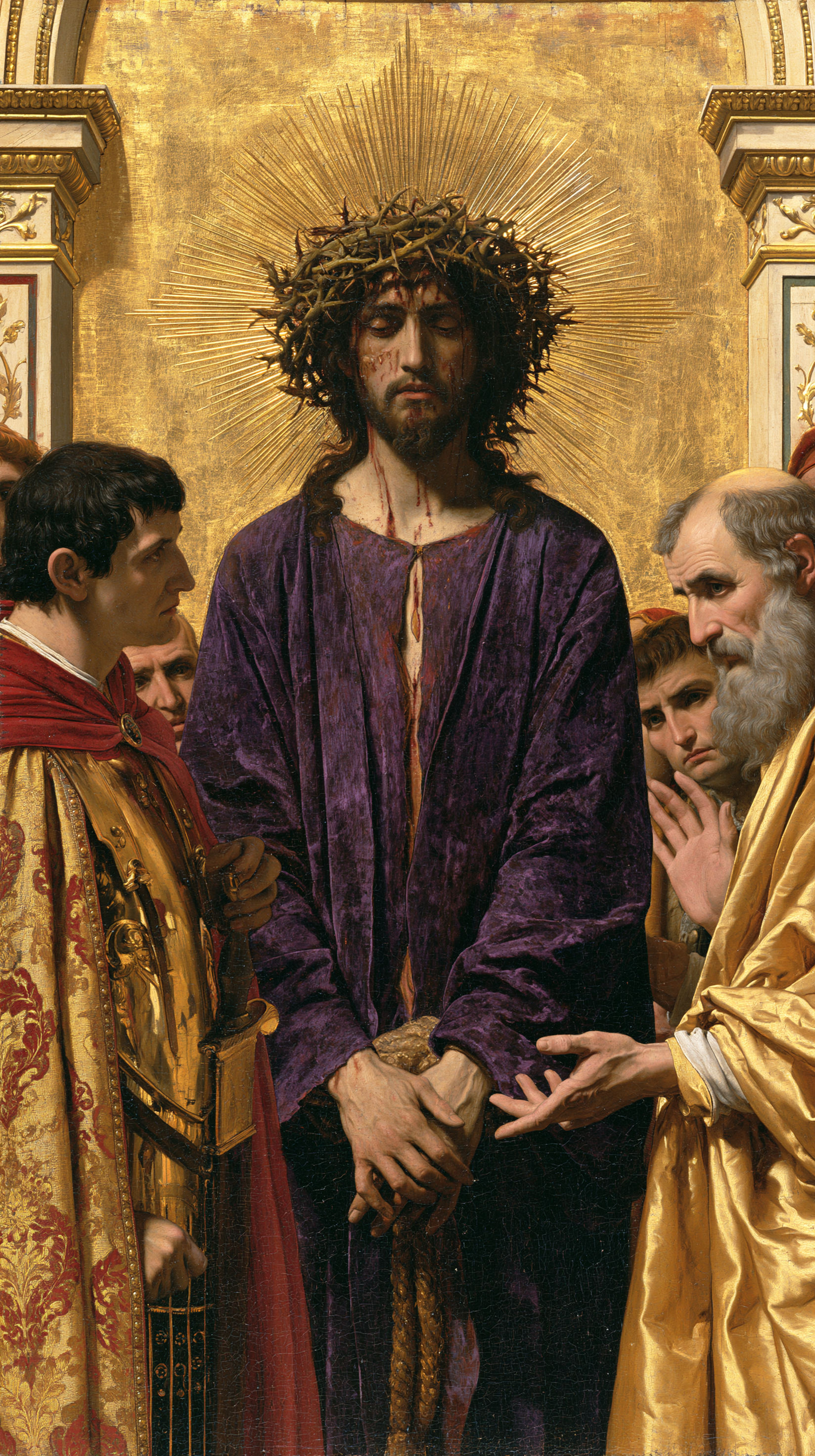 Ecce Homo - Sacred golden · Portrait n° 9 — aperçu de la finition sélectionnée