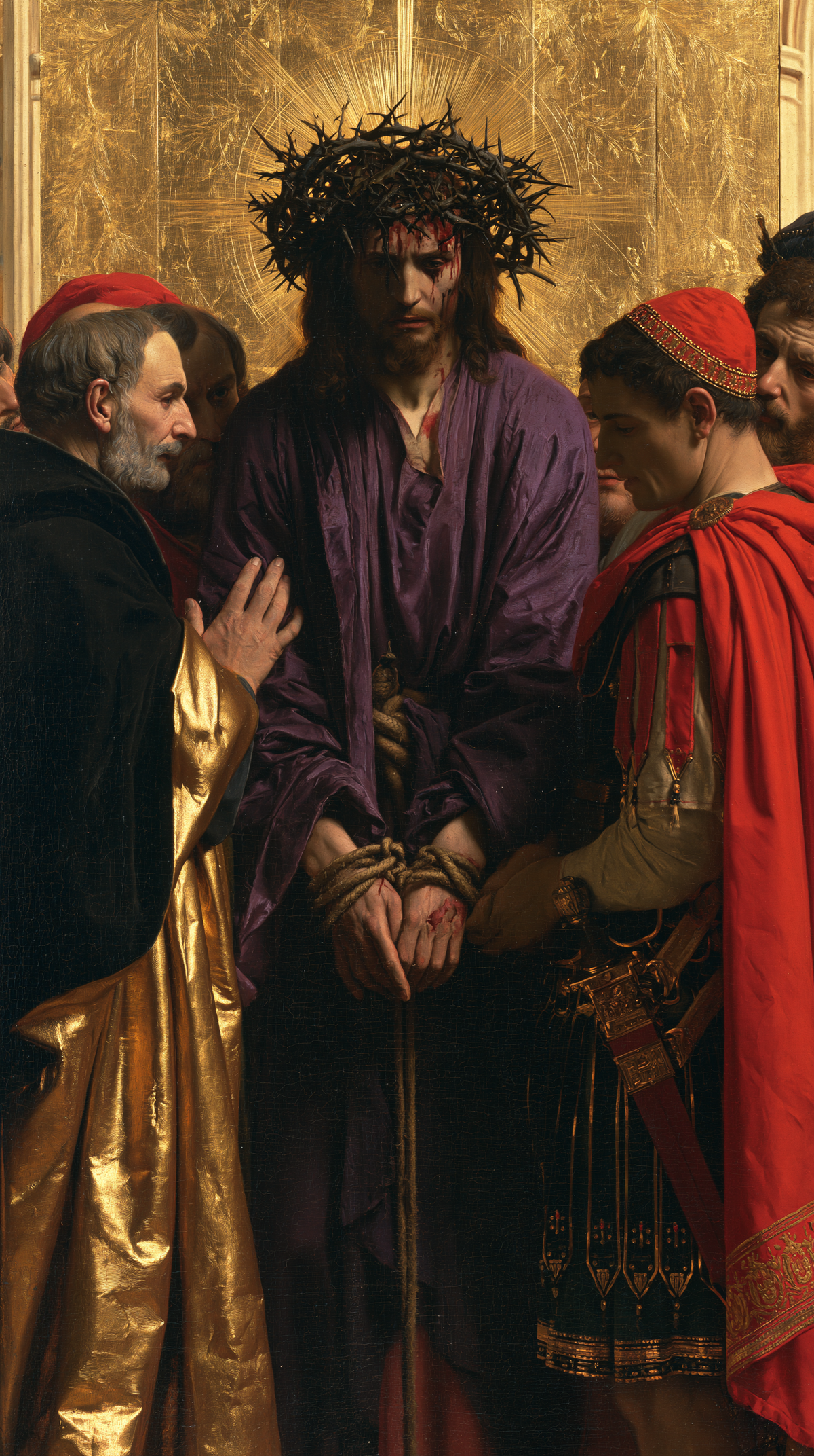 Ecce Homo - Sacred golden · Portrait n° 10 — aperçu de la finition sélectionnée