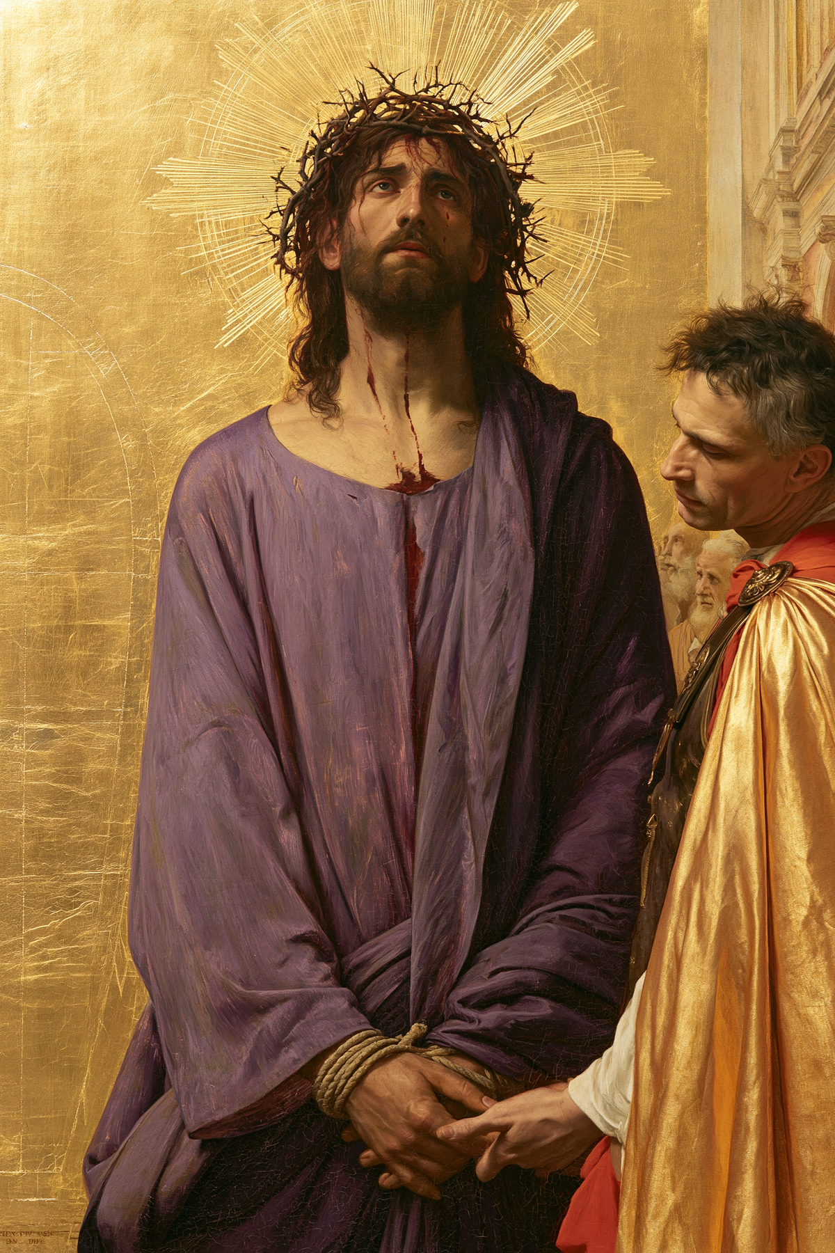 Ecce Homo - Oro sagrado · Retrato n° 14 - Arte cristiano