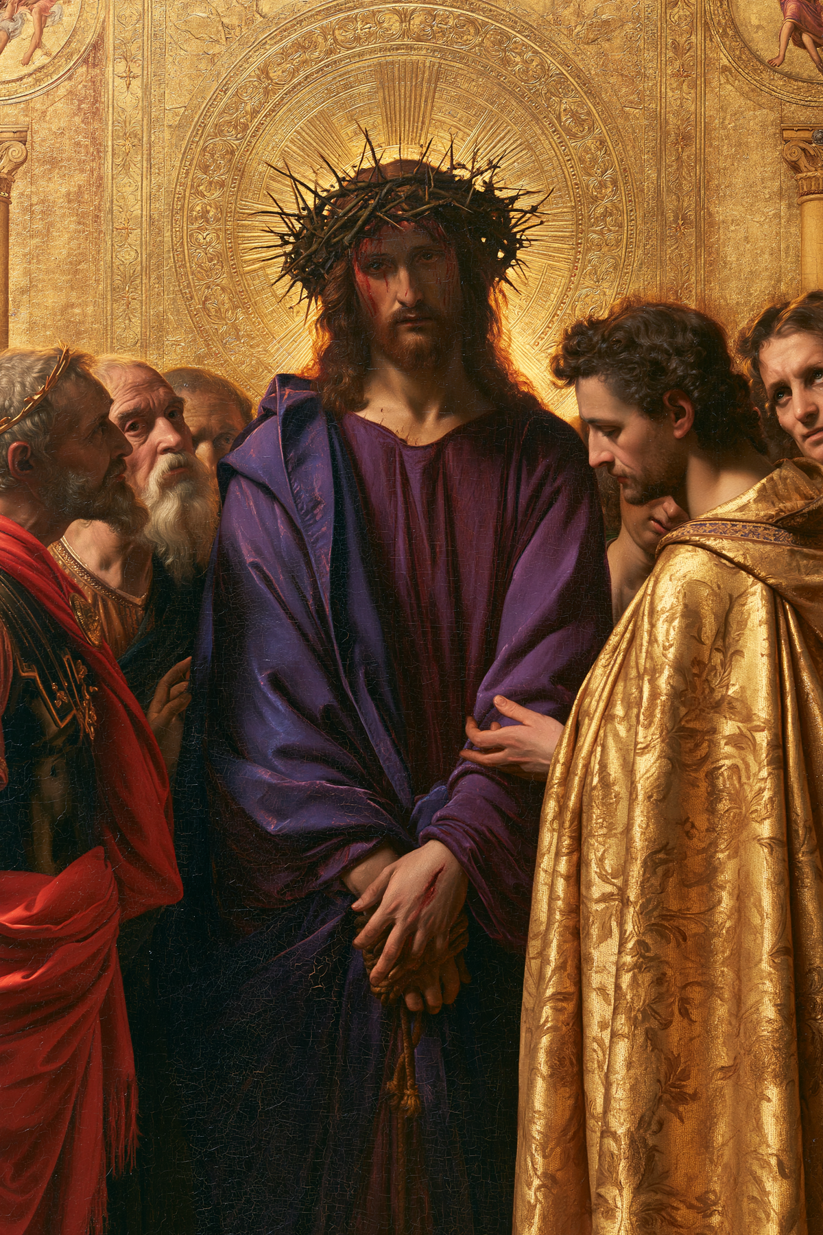 Ecce Homo - Sacred golden · Portrait n° 15 — aperçu de la finition sélectionnée