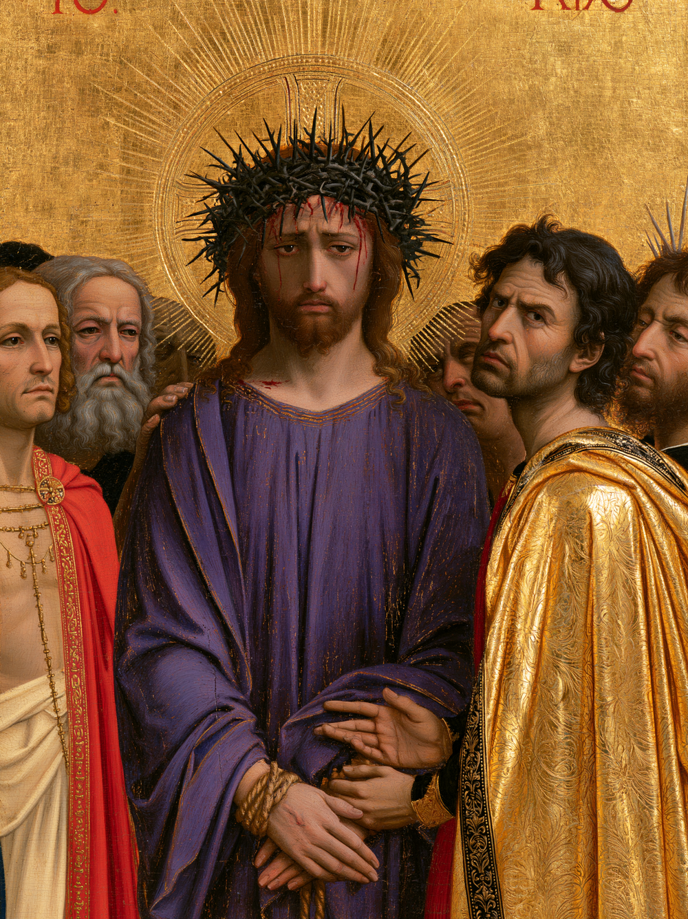 Ecce Homo - Oro sagrado · Retrato n° 17 - Arte cristiano