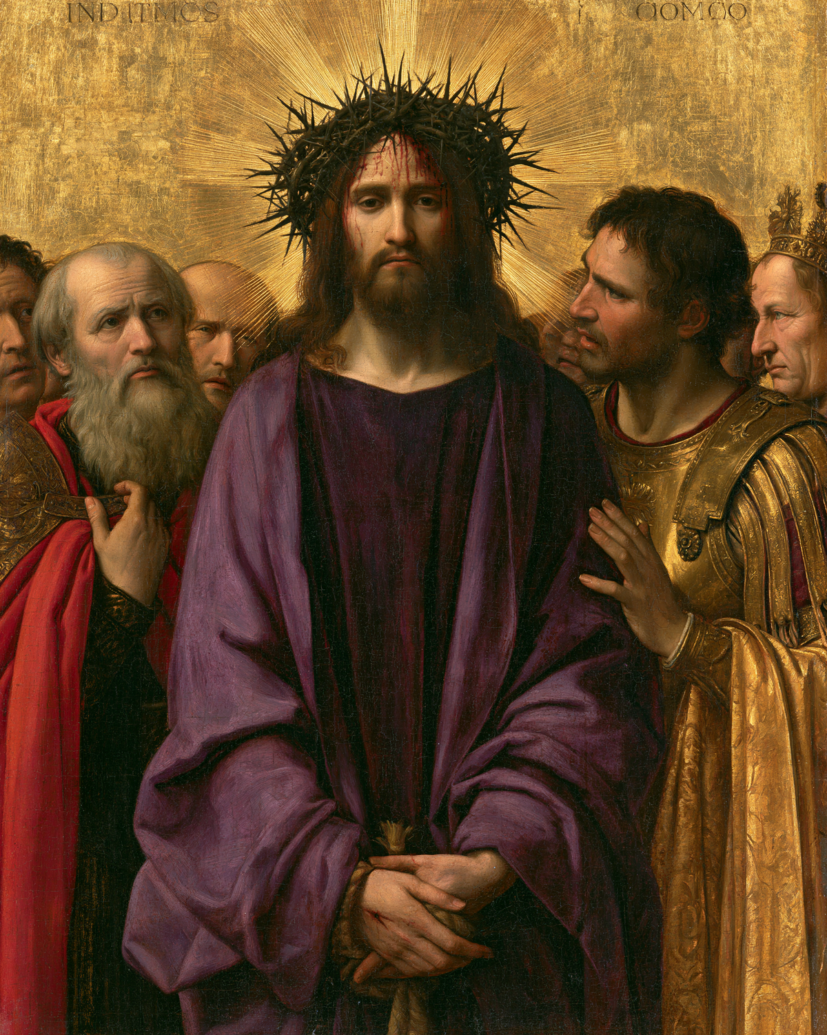 Ecce Homo - Sacred golden · Portrait n° 19 — aperçu de la finition sélectionnée