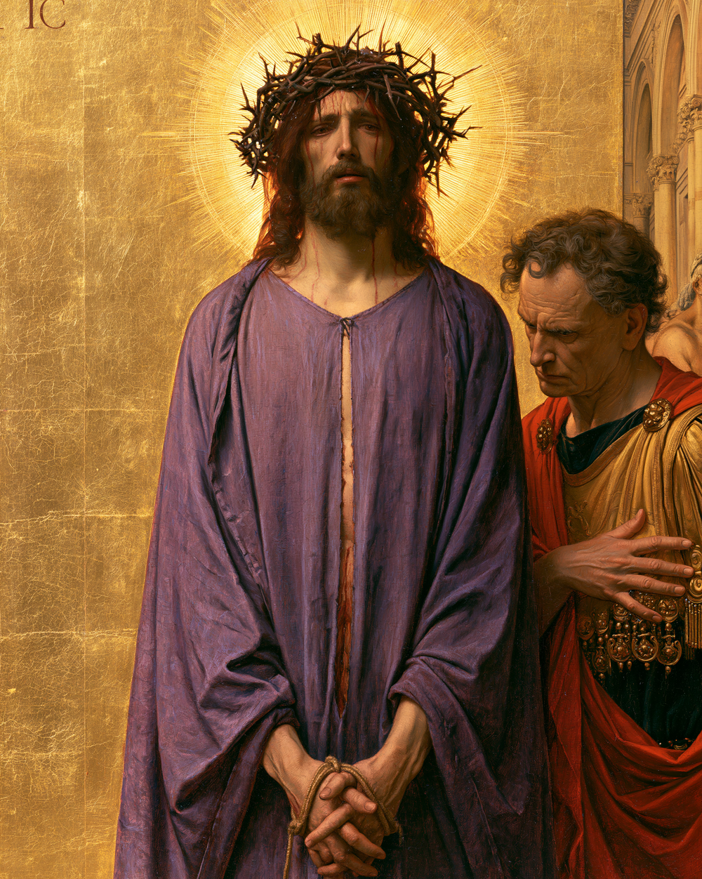 Ecce Homo - Oro sagrado · Retrato n° 20 - Arte cristiano