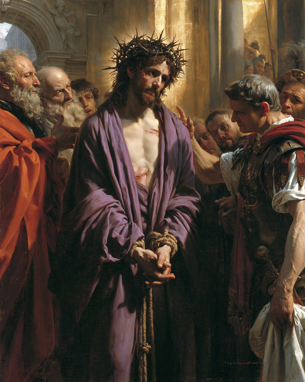 Ecce Homo - Oro sagrado · Retrato n° 21 - Arte cristiano