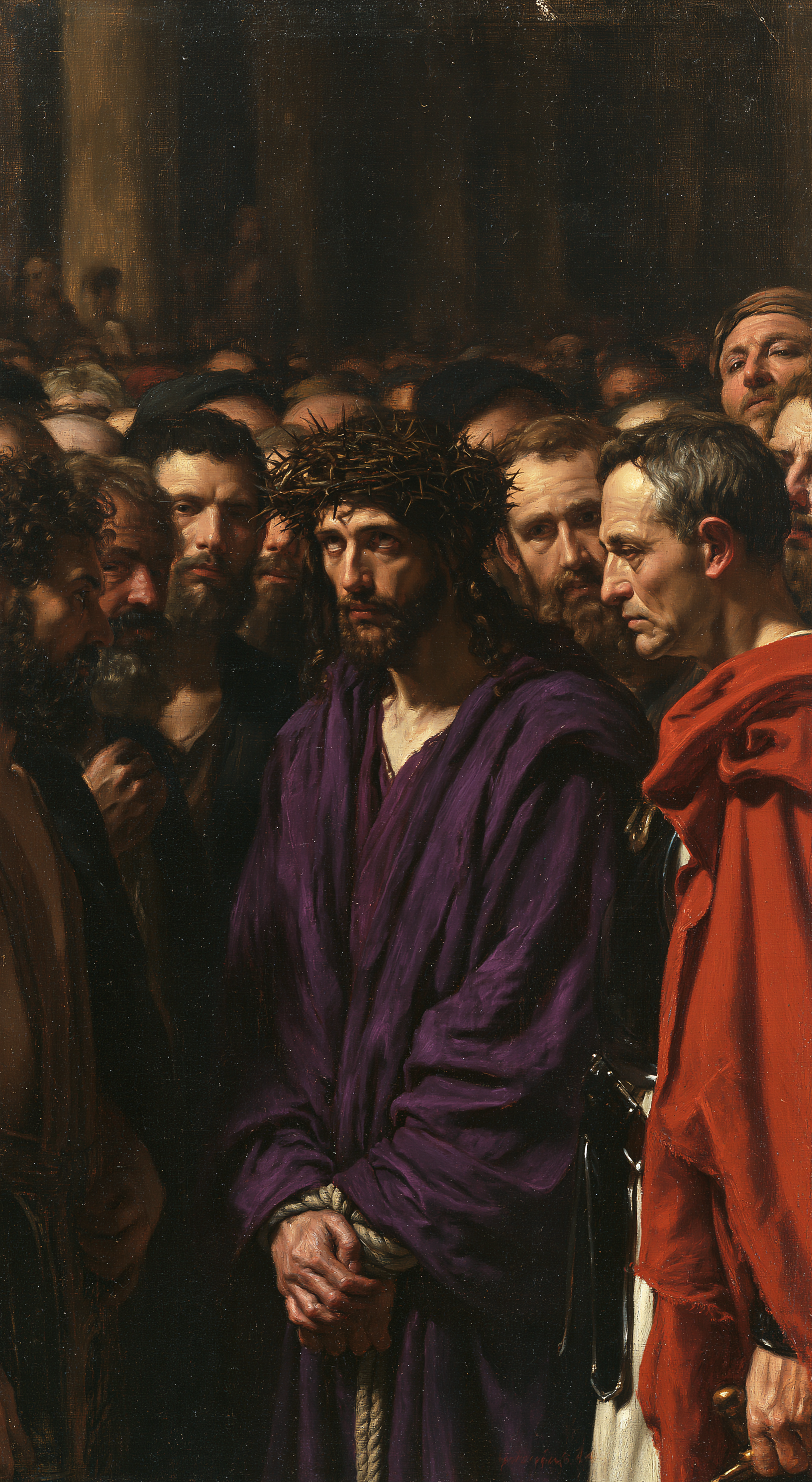 Ecce Homo - Sacred silence · Portrait n° 8 — aperçu de la finition sélectionnée