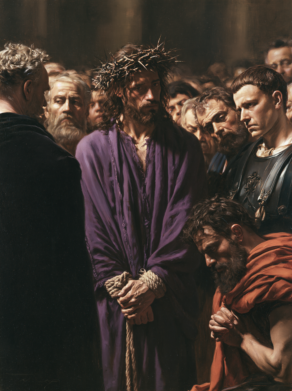 Ecce Homo - Sacred silence · Portrait n° 16 — aperçu de la finition sélectionnée