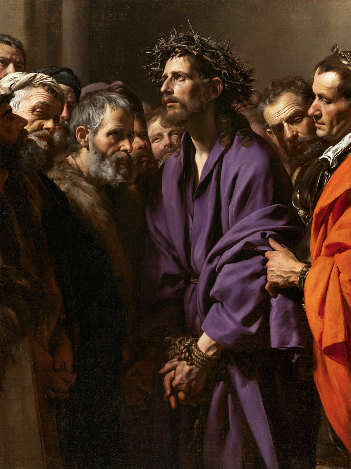 Ecce Homo - Sacred silence · Portrait n° 17 — aperçu de la finition sélectionnée