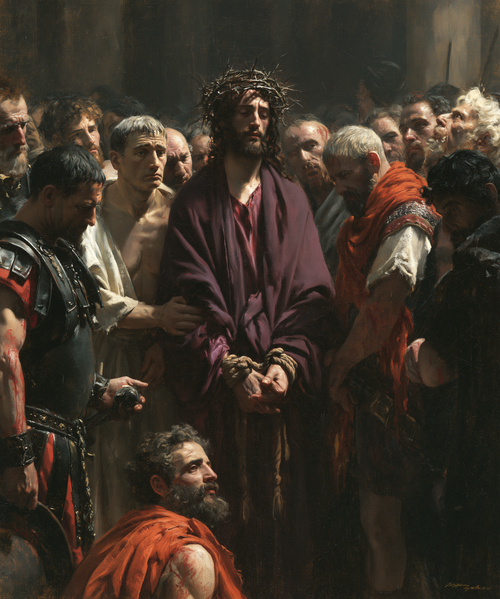 Ecce Homo - Silencio sagrado · Retrato n° 24 - Arte cristiano