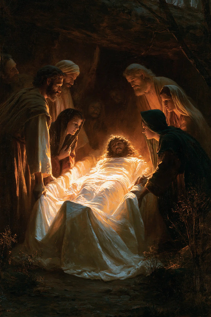 The Entombment of Jesus Christ — The Shroud of Two Lights