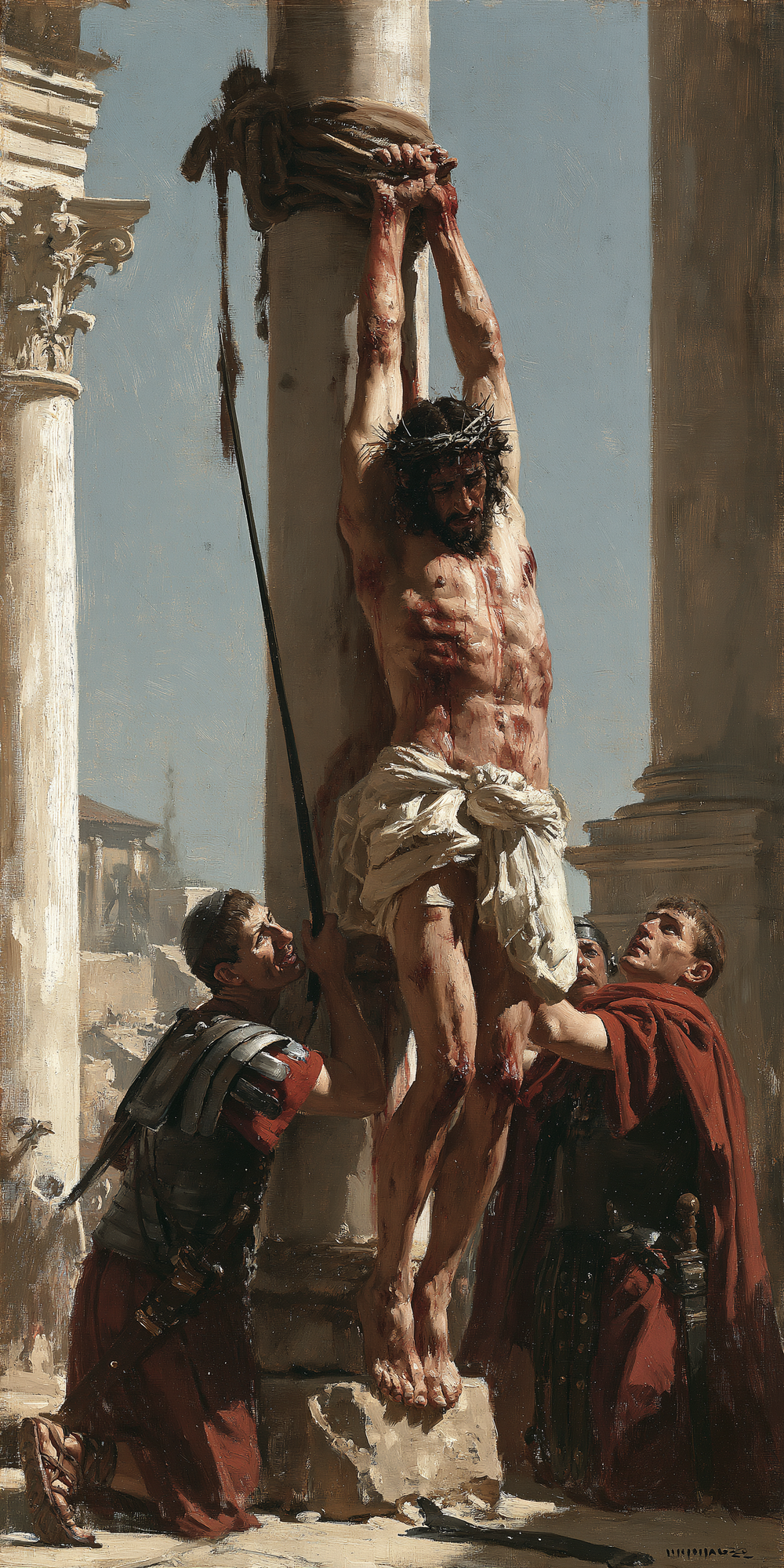 La Flagelación de Cristo - Impresionista · Retrato n° 1 - Arte cristiano