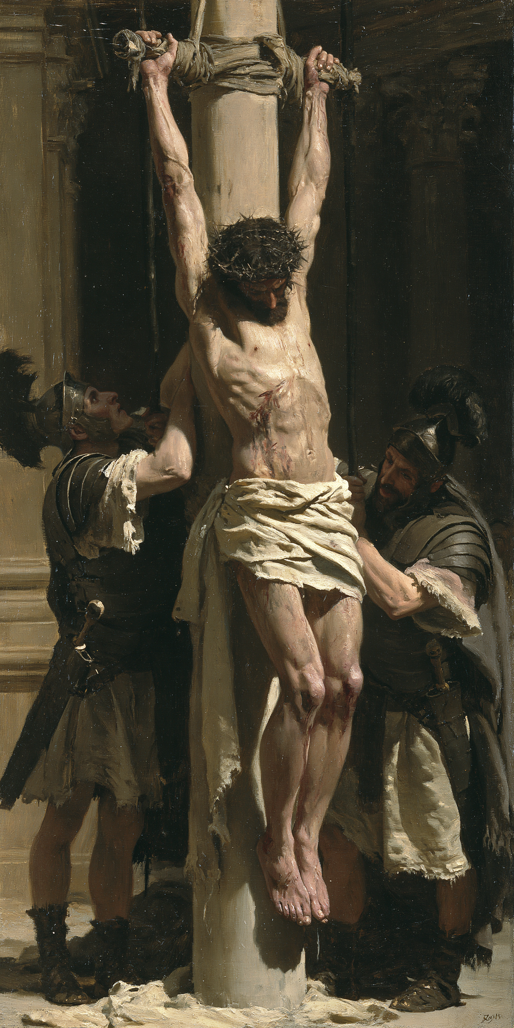 La Flagelación de Cristo - Impresionista · Retrato n° 2 - Arte cristiano