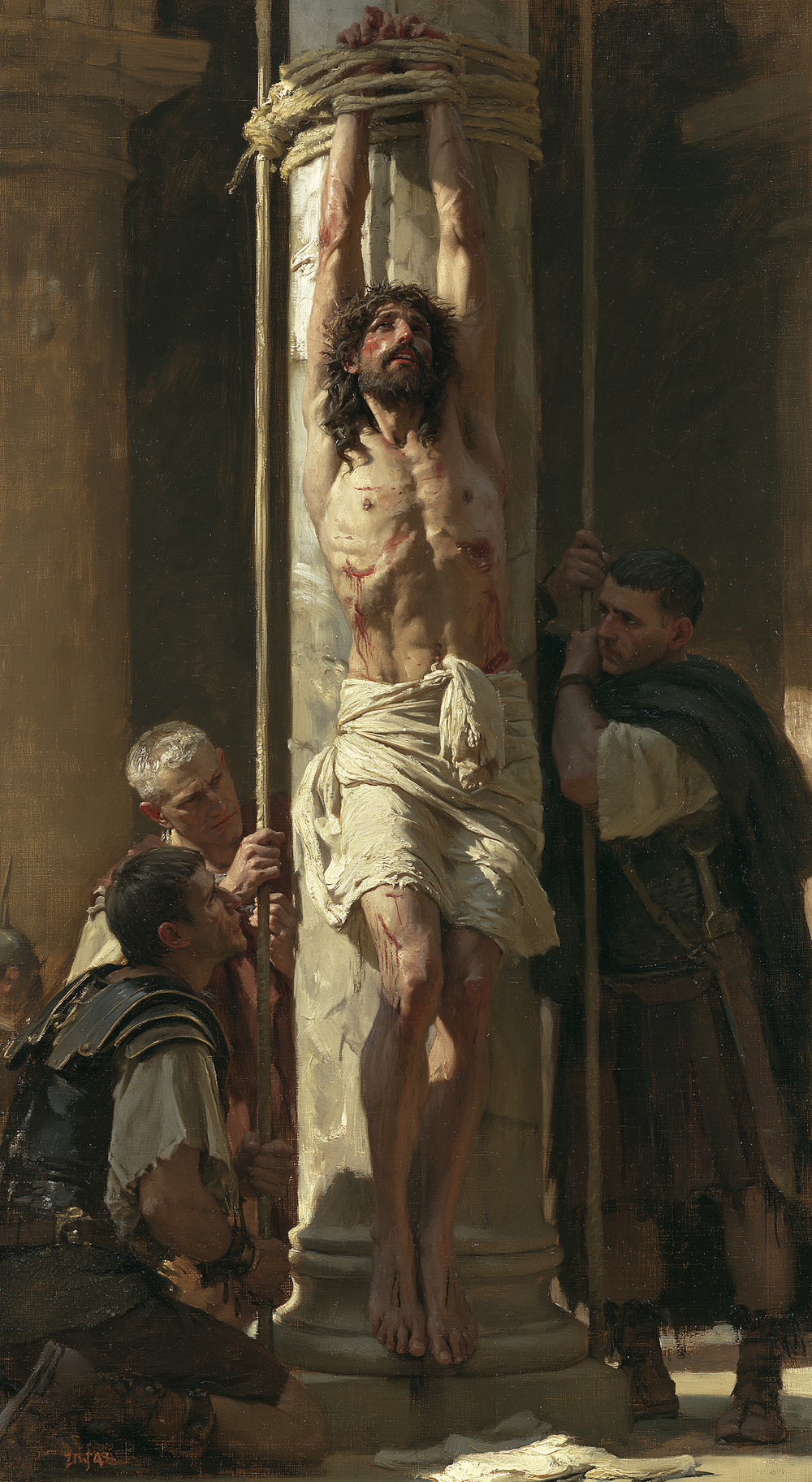 La Flagelación de Cristo - Impresionista · Retrato n° 4 - Arte cristiano