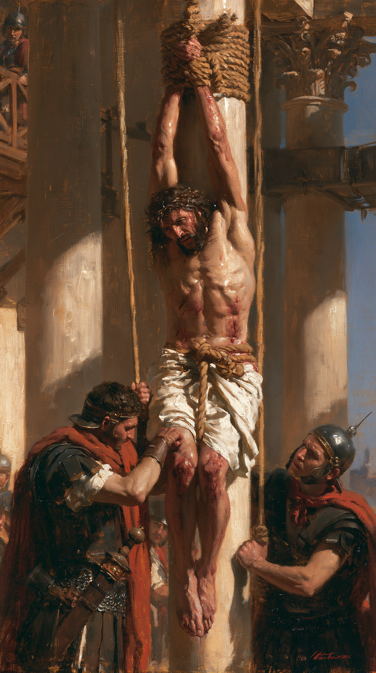 The Flagellation of Christ - Impressionist · Portrait n° 8 — aperçu de la finition sélectionnée
