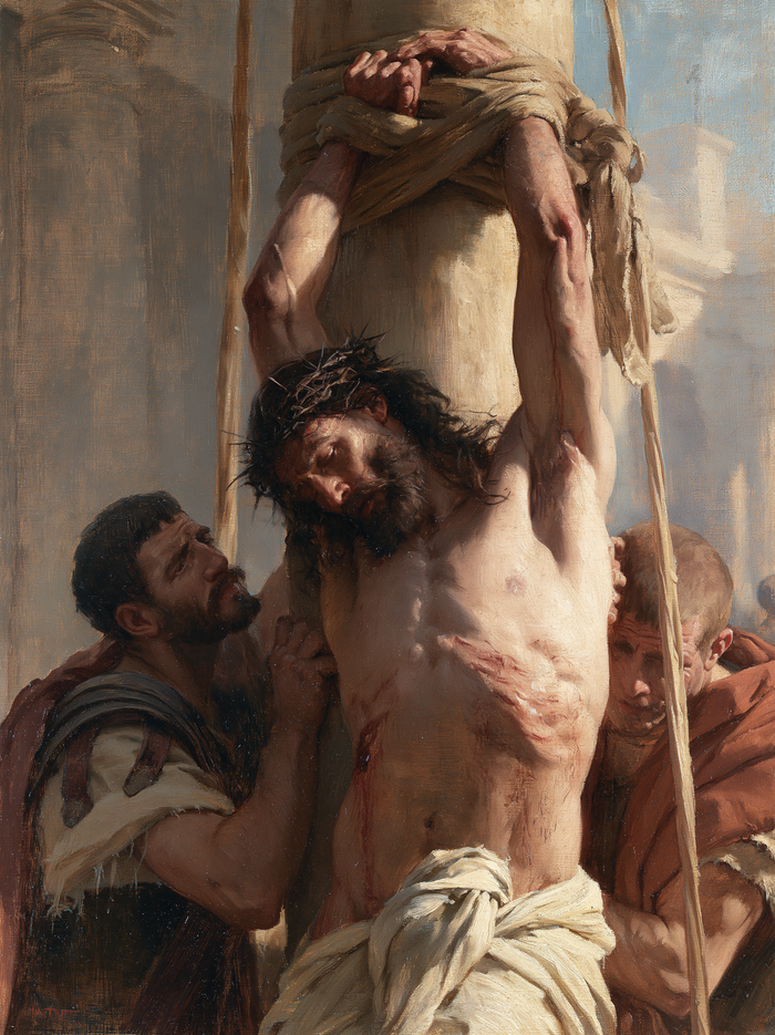 La Flagelación de Cristo - Impresionista · Retrato n° 11