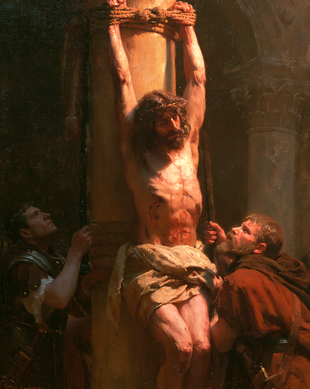 La Flagelación de Cristo - Impresionista · Retrato n° 14 - Arte cristiano
