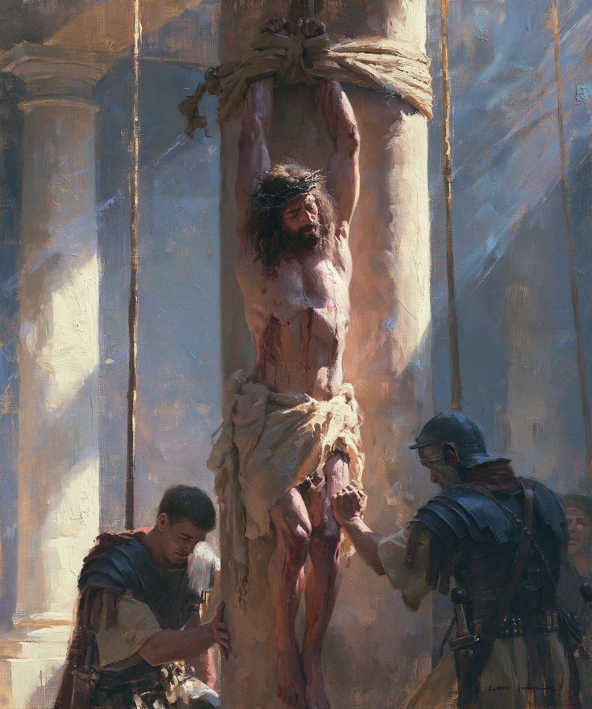 La Flagelación de Cristo - Impresionista · Retrato n° 15 - Arte cristiano