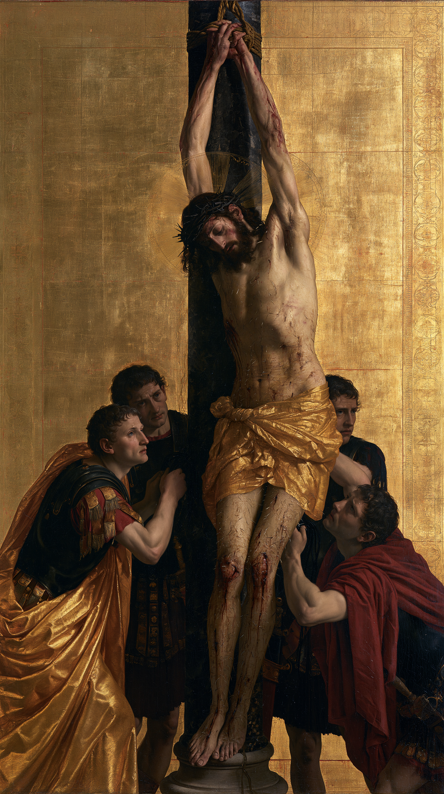 La Flagelación de Cristo - Sagrado Dorado · Retrato n° 3