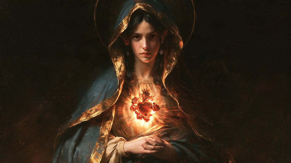Immaculate Heart of Mary - Black and Gold · Landscape n° 19