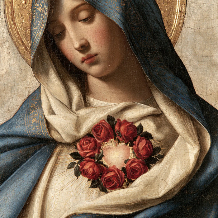 The Immaculate Heart of Mary — The White Heart in the Dark Garland