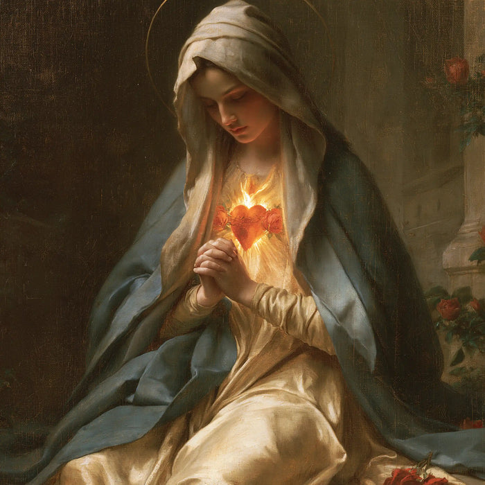 The Immaculate Heart of Mary — The Flame in the Peaceful Inclination
