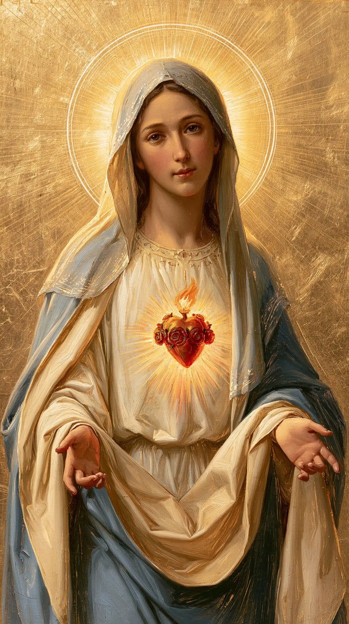 The Immaculate Heart of Mary — Welcome Beneath Circles of Light