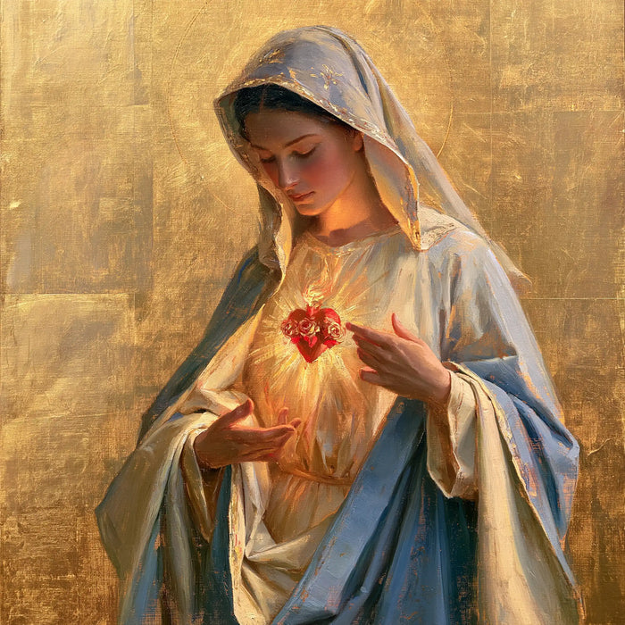 The Immaculate Heart of Mary — The Heart in the Gentleness of the Descending Gesture