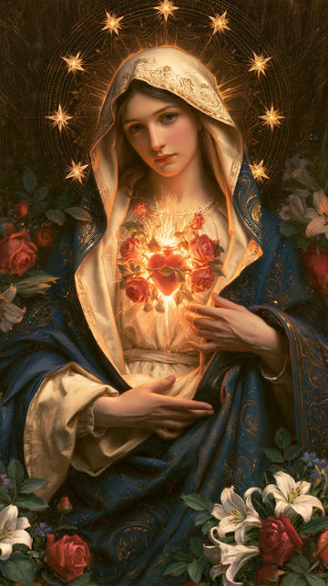 Immaculate Heart of Mary - Symbolist · Portrait n° 11