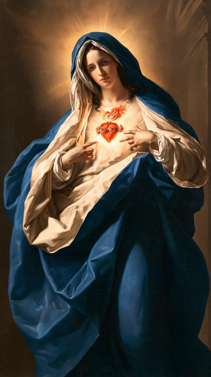 The Immaculate Heart of Mary — The Golden Glow at the Edge of the Great Mantle
