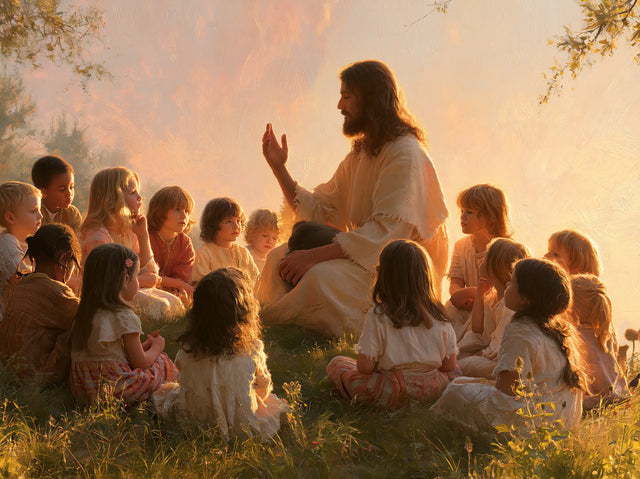 Jesus and the Children — The Garden of Little Confidences