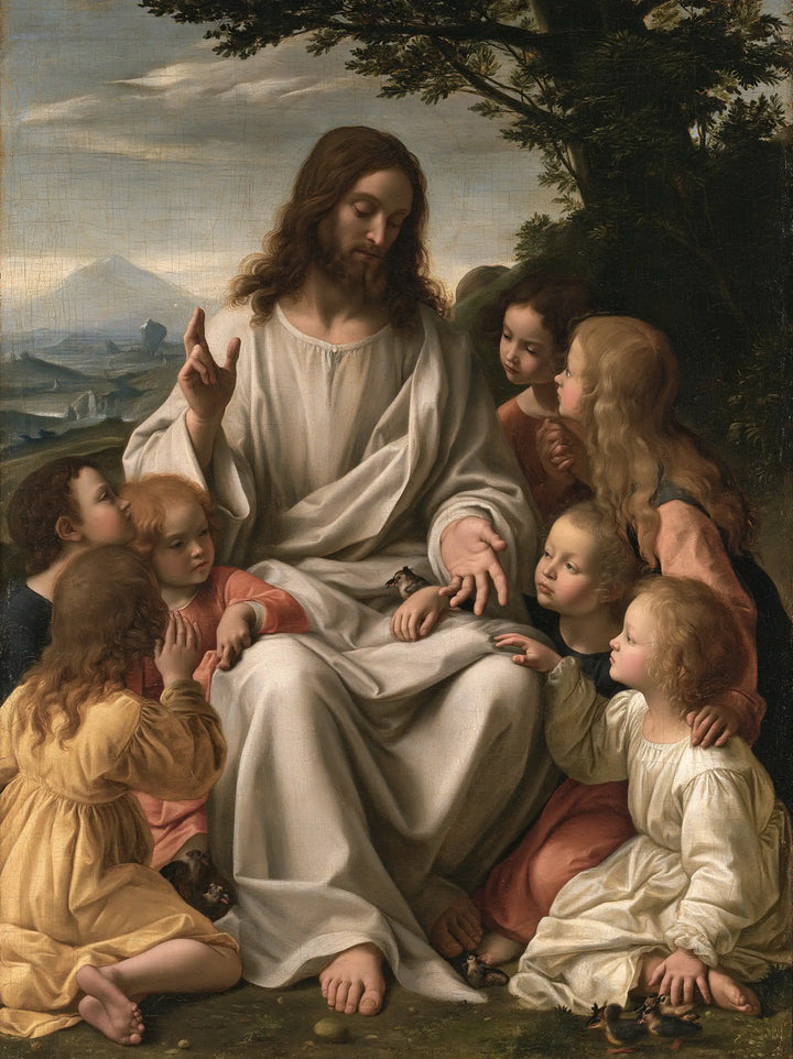 Jesus and the Children — The Pale Palm above the Knees